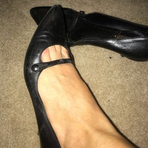 Bottega Veneta Black Kitten Heels